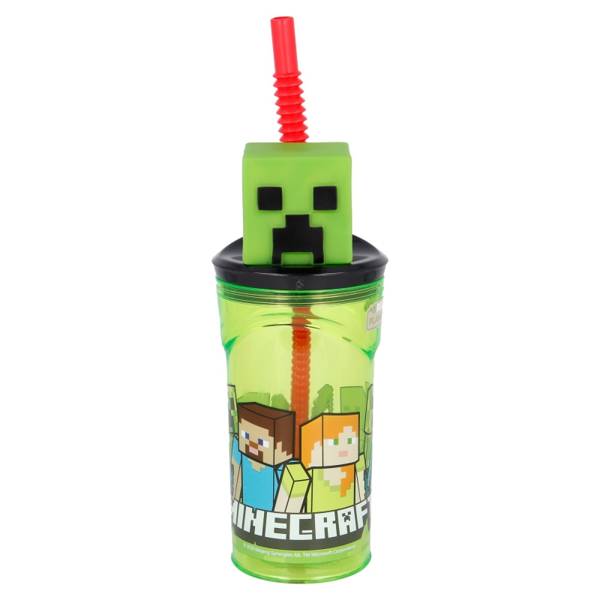 MINECRAFT – Borraccia con personaggio 3D-  Creeper- 360ml…x